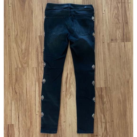 ANTHROPOLOGY PILCRO EMBELLISHED HIGH RISE JEANS 25 - Picture 6 of 9